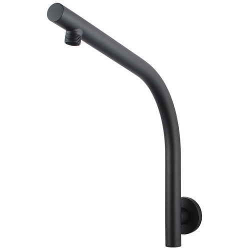 12cm Round Rain Shower Head & Gooseneck Wall Arm Set