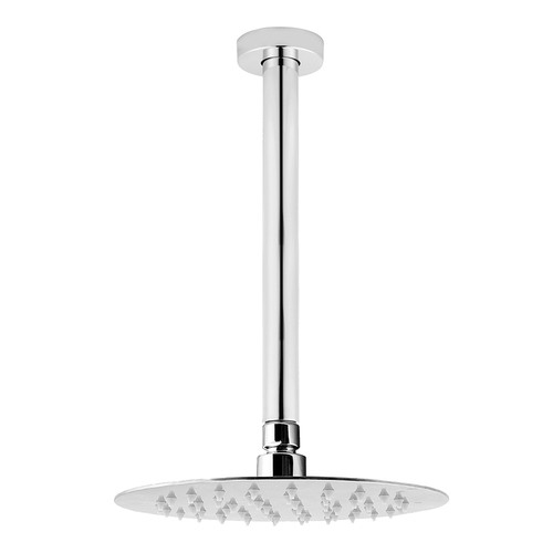 8cm Round Ultrathin Rain Shower Head & Ceiling Arm Set