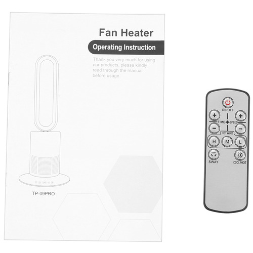 Aurora Bladeless Fan with Remote Control