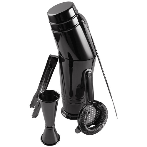 6 Piece Stainless Steel Cocktail Shaker Set Temple & ster