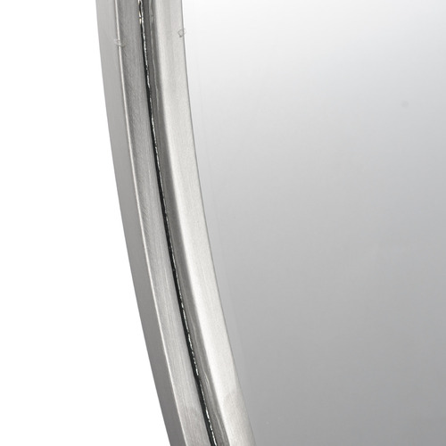 Round Stainless Steel Wall Mirror