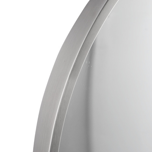 Round Stainless Steel Wall Mirror