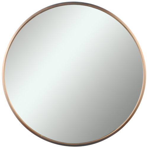 Round Stainless Steel Wall Mirror