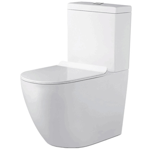 Athens Vitreous China Back-to-Wall Toilet Suite | Temple & Webster