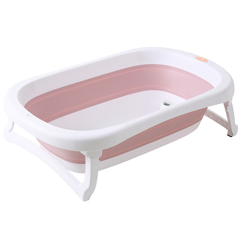 Baby Foldable Bath Tub with Digital Thermometer Temple & ster