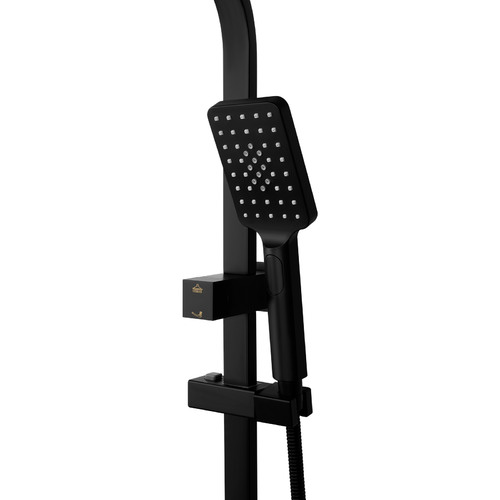 Piece Black Irwin Shower Set