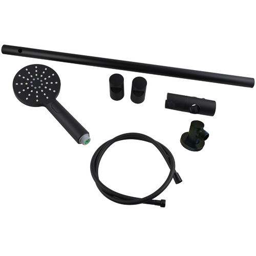 4 Piece Round Dean Hand-Held Shower Head Set