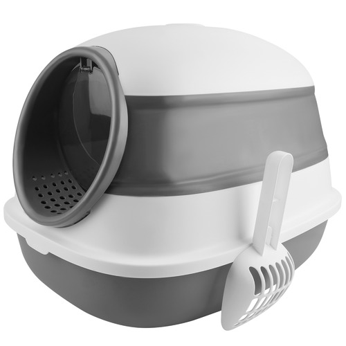 8 Piece Foldable Cat Litter Box Set Temple & ster