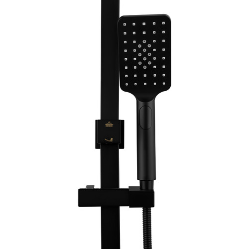 Piece Black Irwin Shower Set