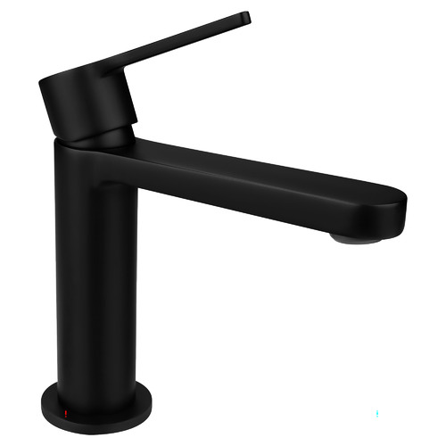 Round Olia Basin Mixer Tap | Temple & Webster