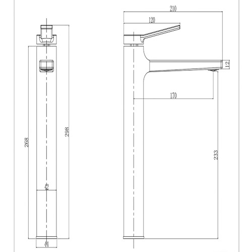 Tall Relia Basin Mixer Tap