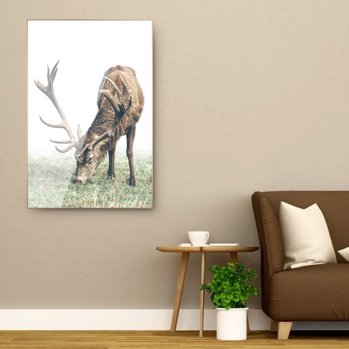 Elk Framed Canvas Wall Art