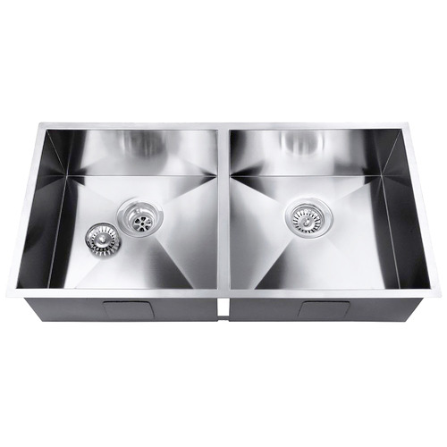 Pinebee Stainless Steel Double Basin Kitchen Sink
