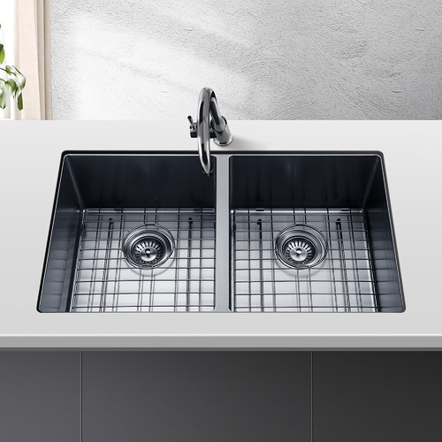 Seatrew Stainless Steel Double Bowl Kitchen Sink