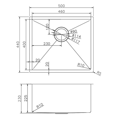 Circinus Stainless Steel Kitchen Sink
