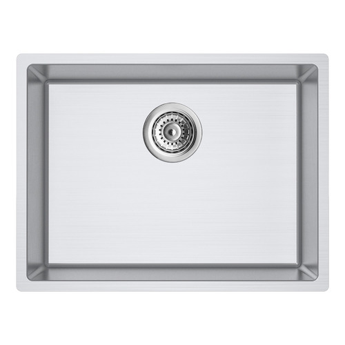 50L Silver Stainless Steel Single Kitchen Sink Bowl