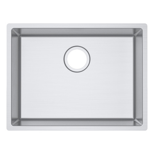 50L Silver Stainless Steel Single Kitchen Sink Bowl
