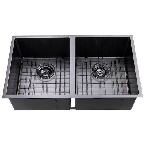 2 Piece Tasha Double Bowl Kitchen Sink Set Temple & ster