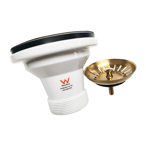 Expert Homewares Tyral Stainless Steel Waste Plug Strainer Temple & ster