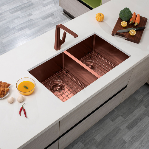 2 Piece Tasha Double Bowl Kitchen Sink Set Temple & ster