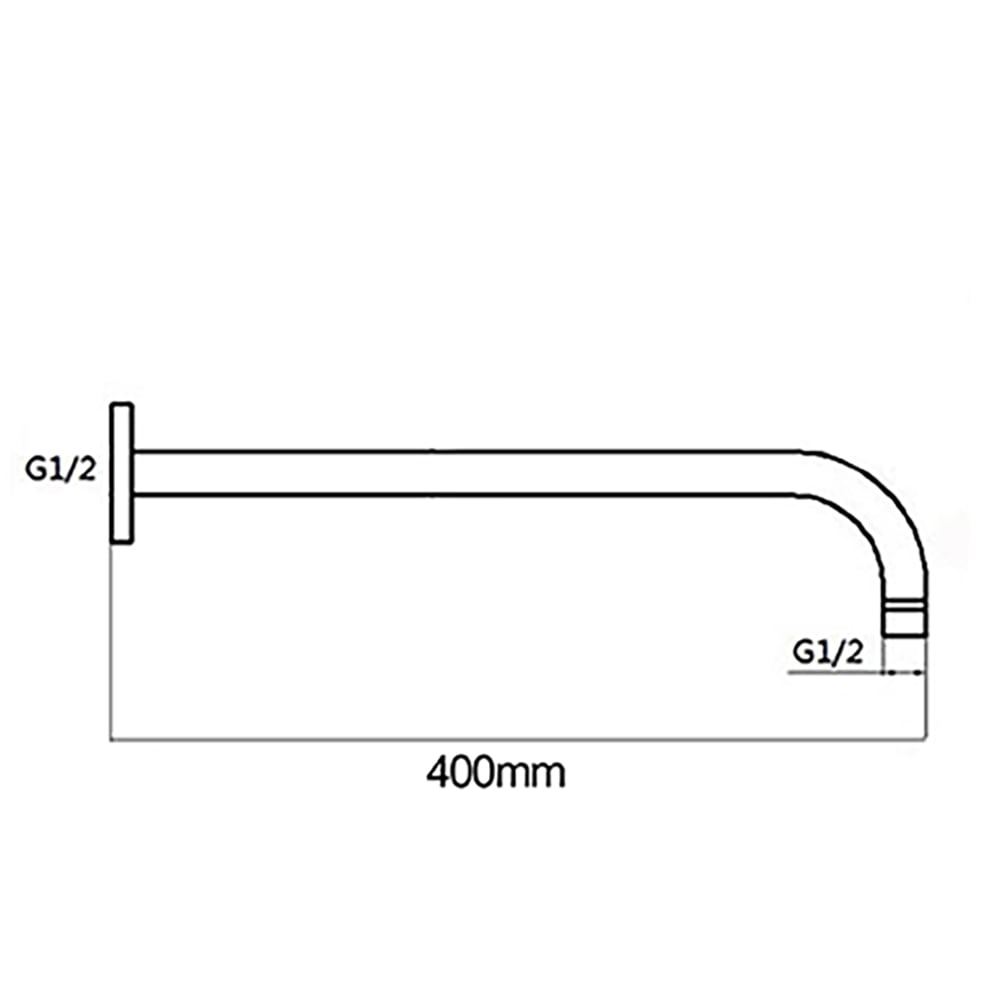 3 Piece Chrome Gorry Stainless Steel Shower Set