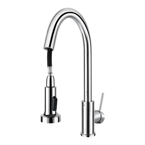 Expert Homewares Rounded Euro Pull-out Spray Kitchen Tap 