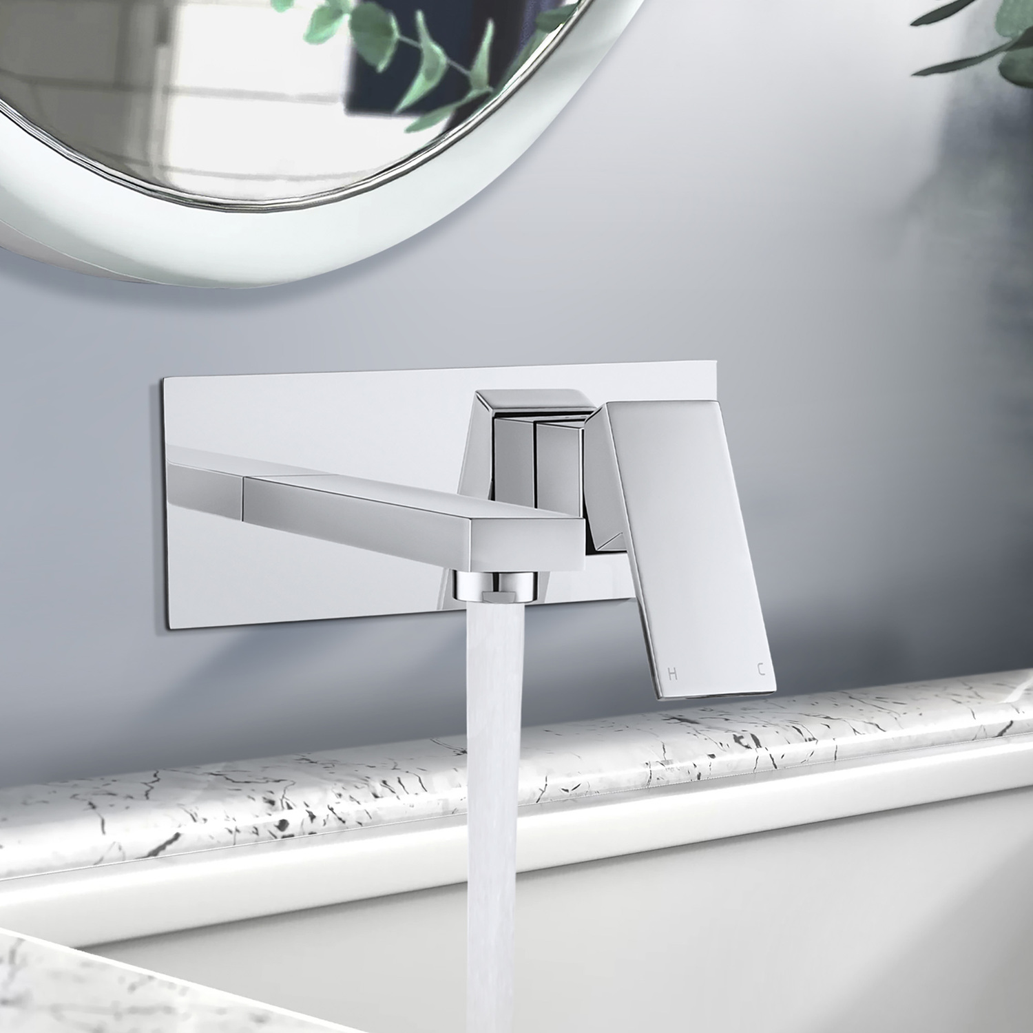 Ottimo-180mm-Bath-Basin-Wall-Mixer-Set