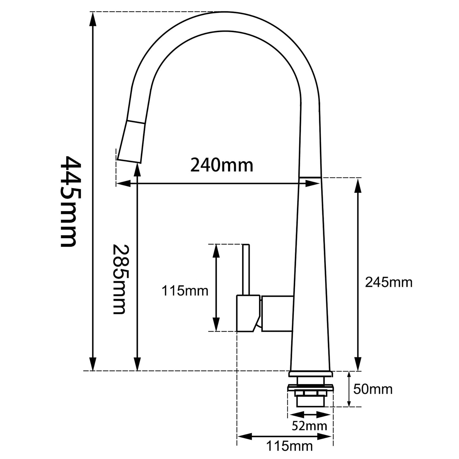 Euro-Swivel-Pull-Out-Kitchen-Sink-Mixer