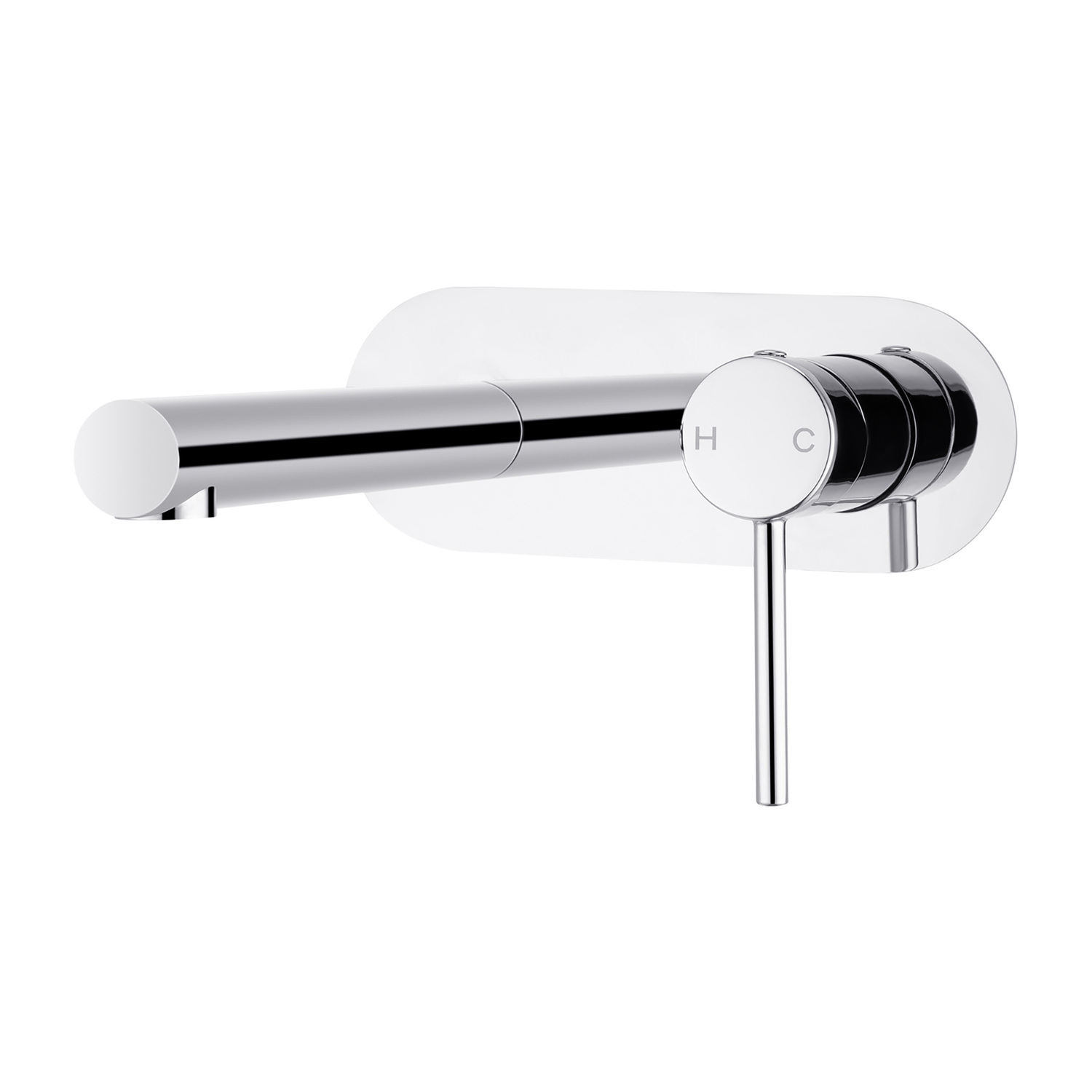 Solander-210mm-Straight-Bath-basin-Wall-Mixer-Set