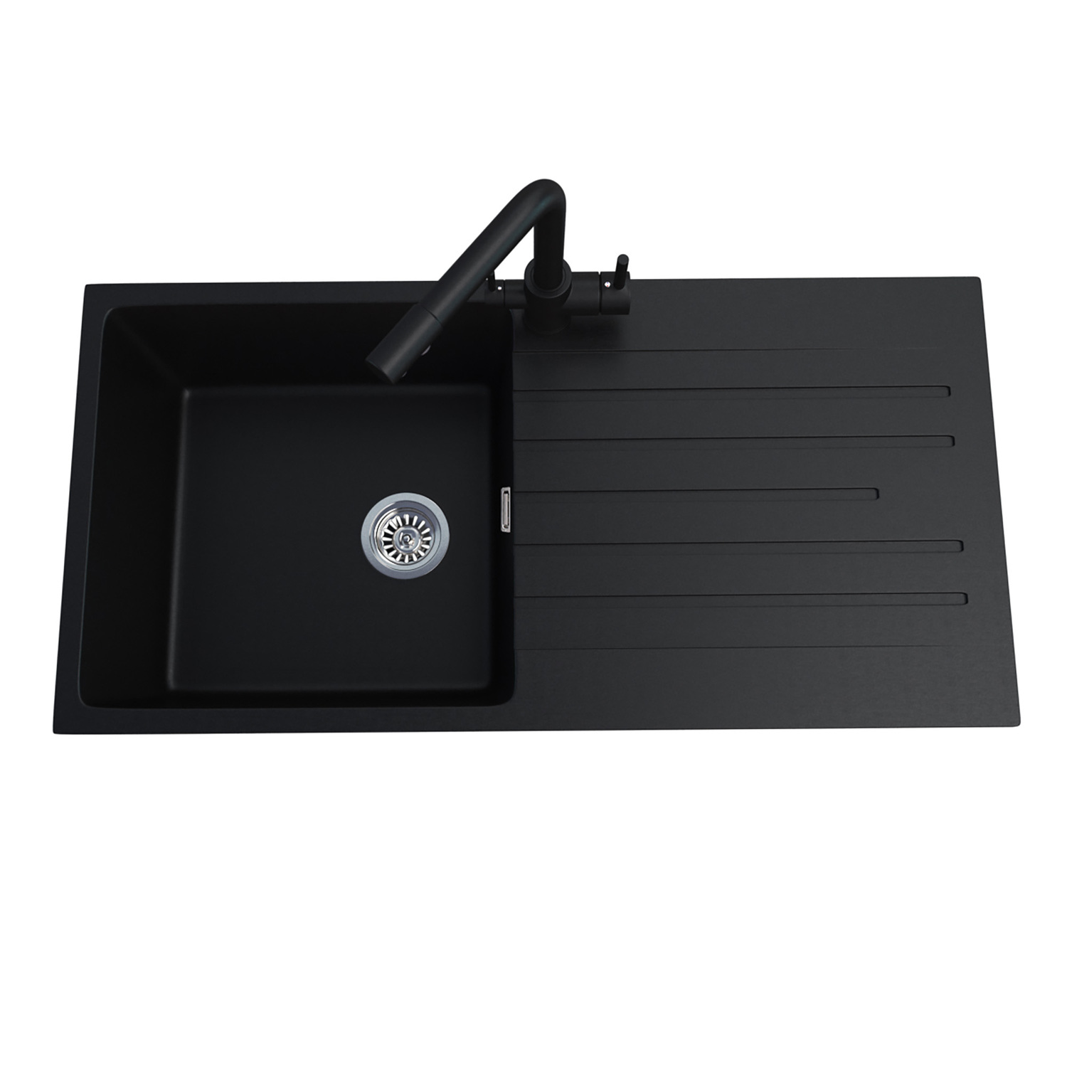 Chenal-1000mm-Single-Kitchen-Sink-with-Drainer