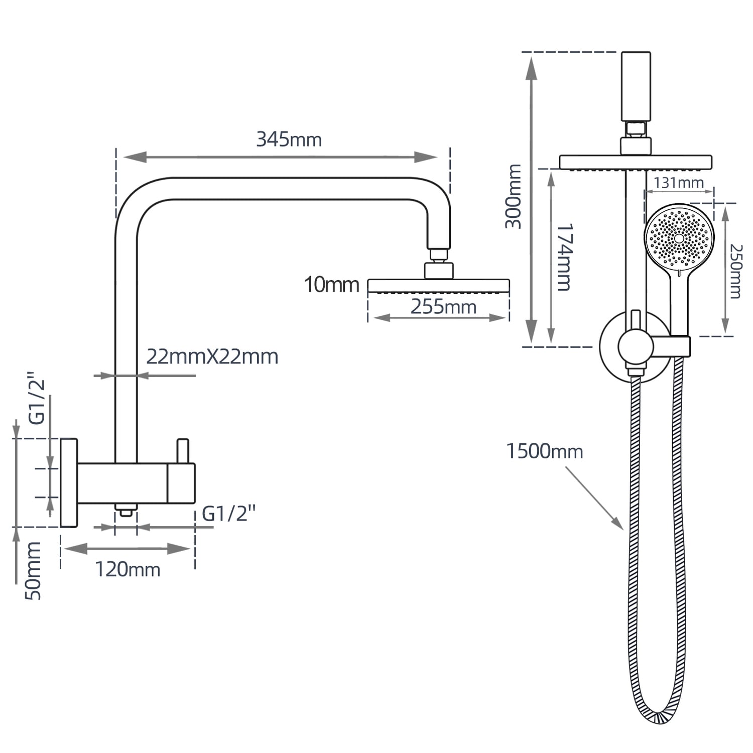 Jagael-Short-Twin-Shower-Mixer-Set