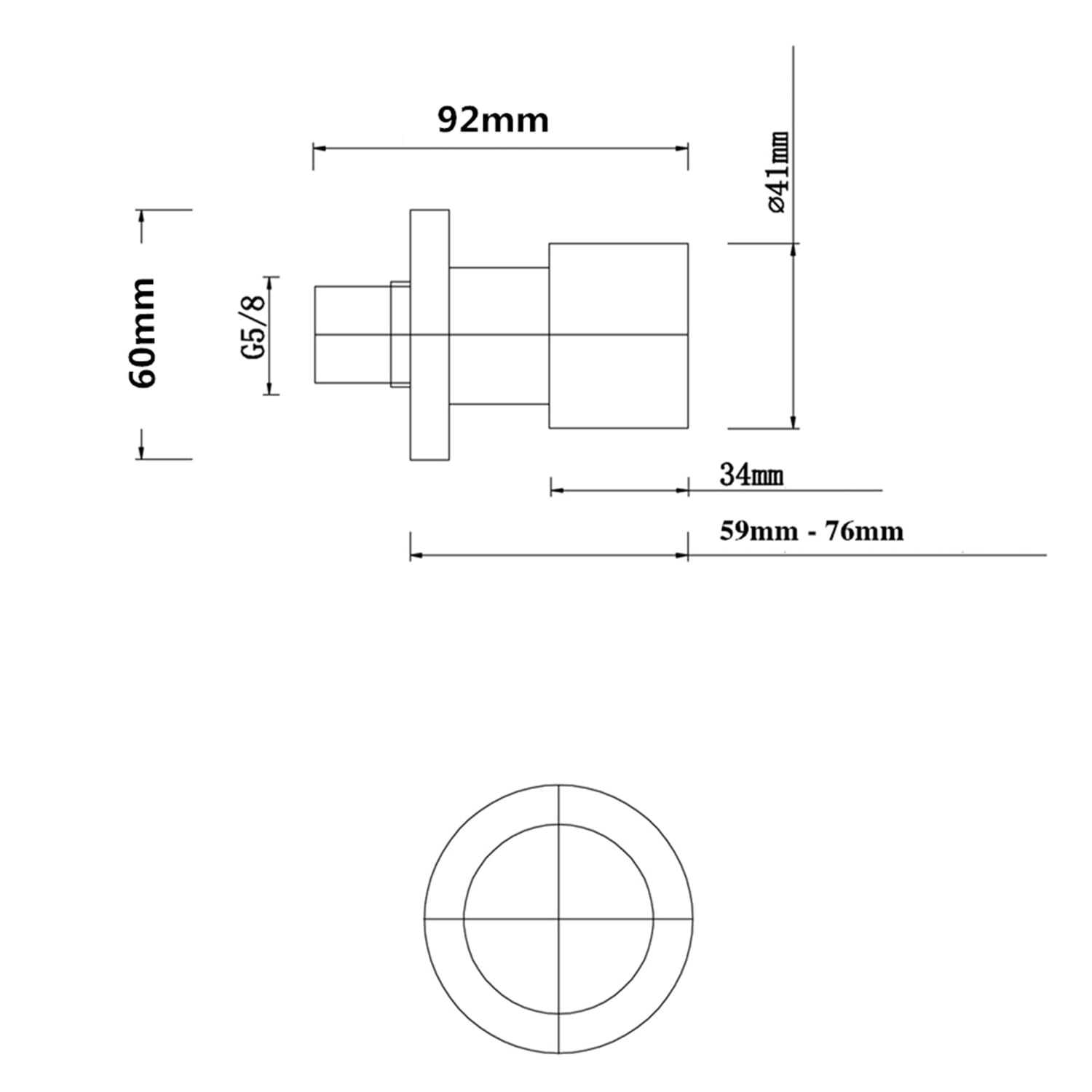 Jagael-Short-Twin-Shower-Tap-Set