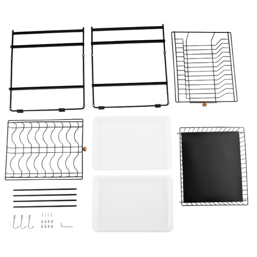 Gwynn 3 Tier Carbon Steel Kitchen Organiser