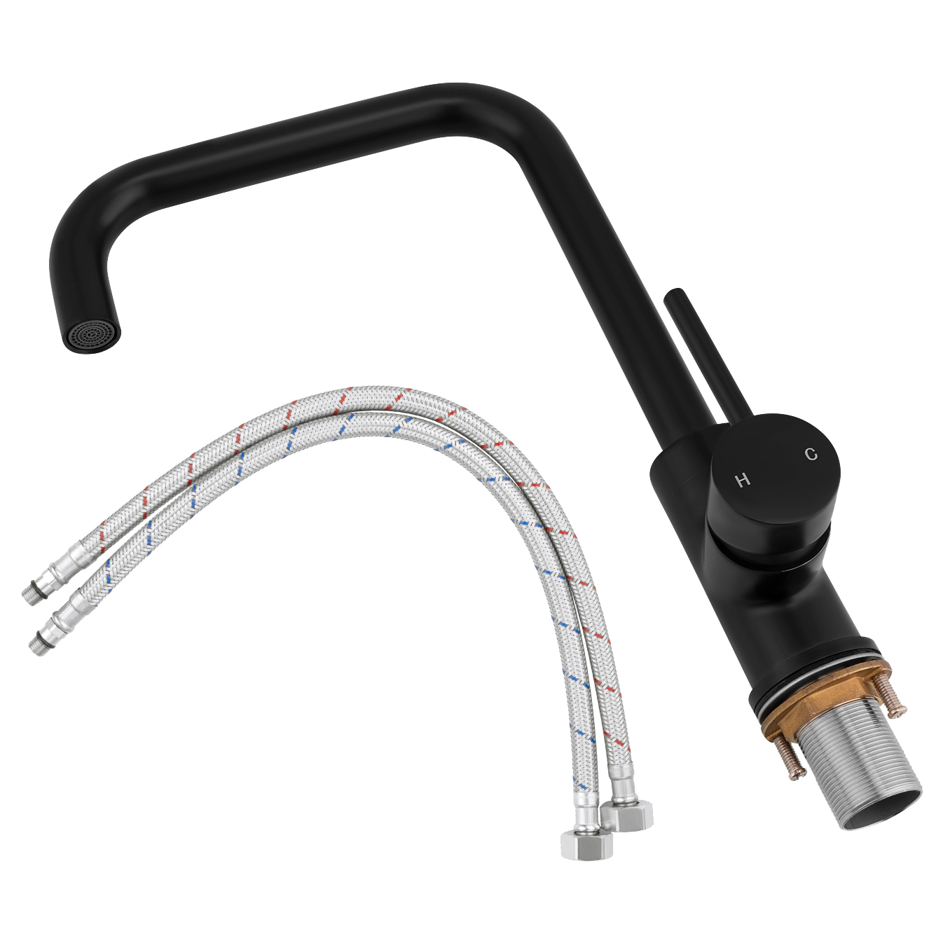 Euro-Square-Kitchen-Sink-Mixer