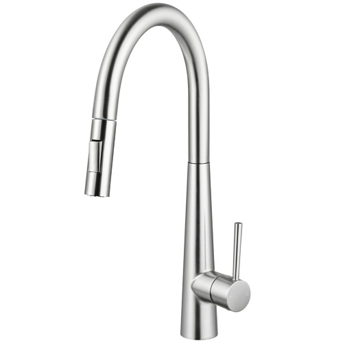 Brushed Nickel Euro Smart Sensor Kitchen Mixer Tap