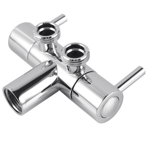 Brushed Nickel Square Toilet Bidet Spray & Diverter with PVC Hose