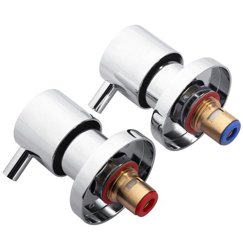 Chrome Swivel Bath Wall Spout & Tap Set