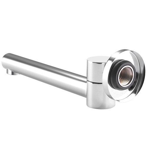 Chrome Swivel Bath Wall Spout & Tap Set