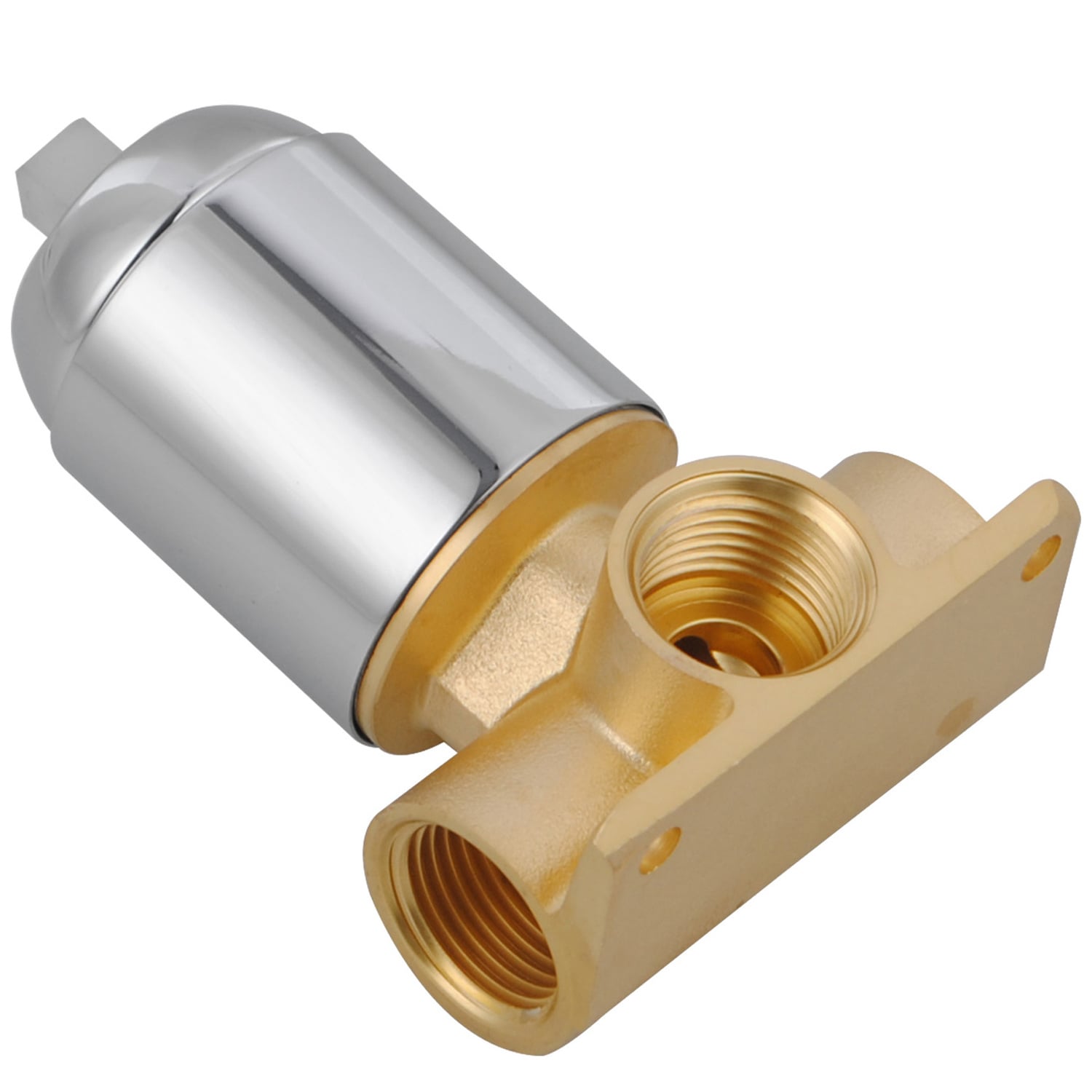 Chrome Spout & Bath Mixer Tap Set