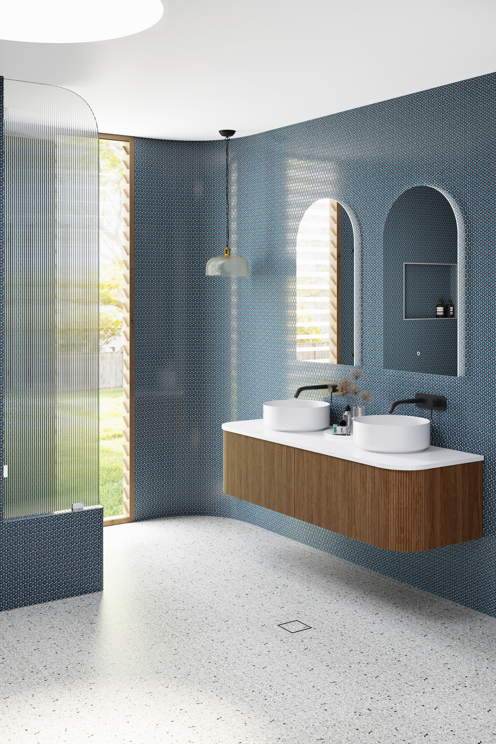 Euro-200mm-Swivel-Shower-Arm-and-Head