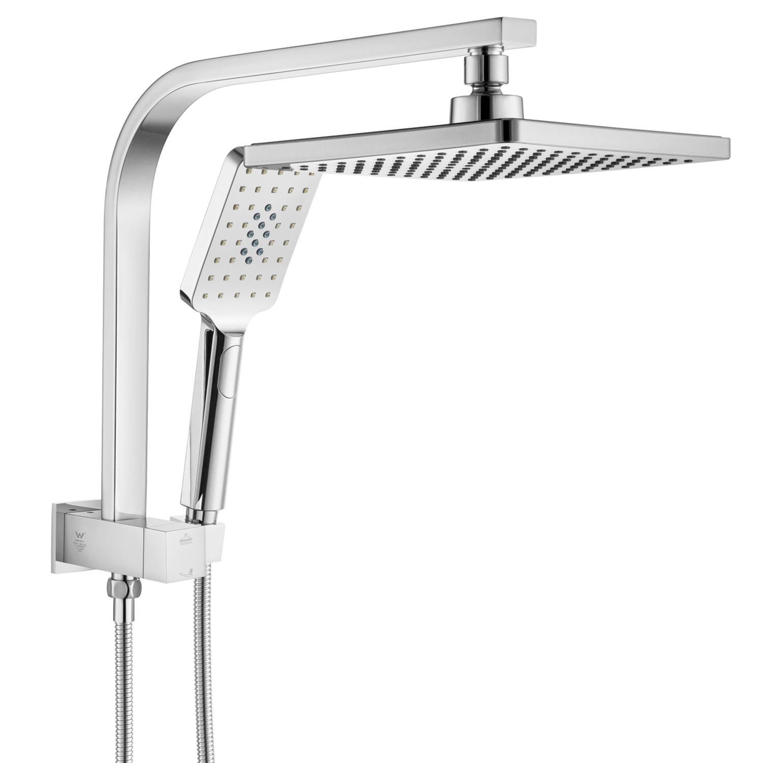 Ottimo-Square-Short-Twin-Shower