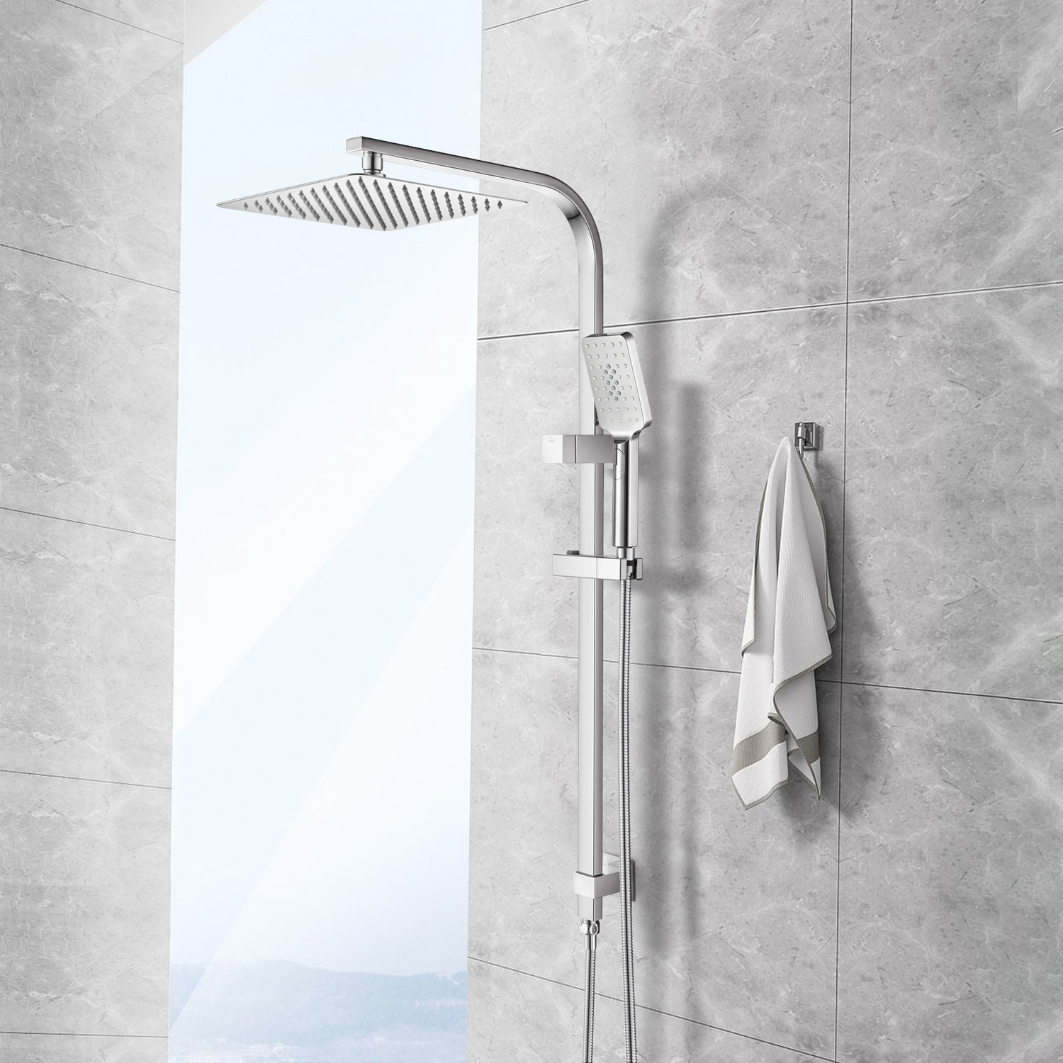 Ottimo-Square-Twin-Shower