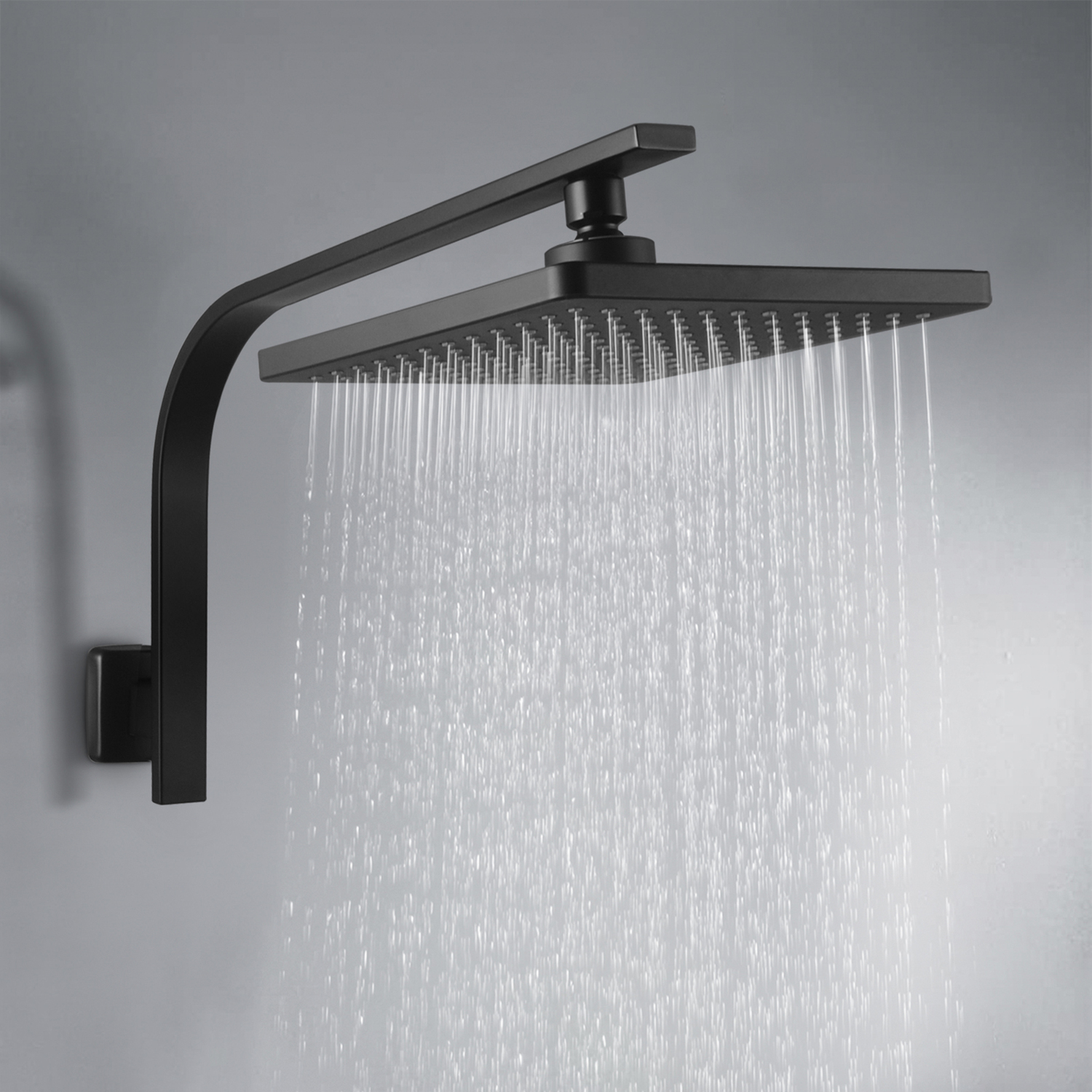Ottimo-204mm-Square-Swivel-Shower-Arm-and-Head