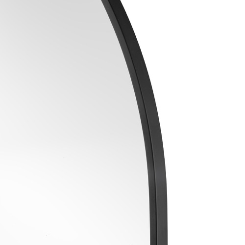 Black Superia Arch Stainless Steel Mirror