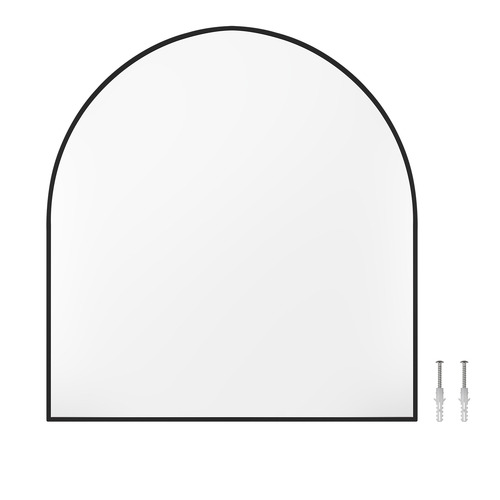 Black Superia Arch Stainless Steel Mirror