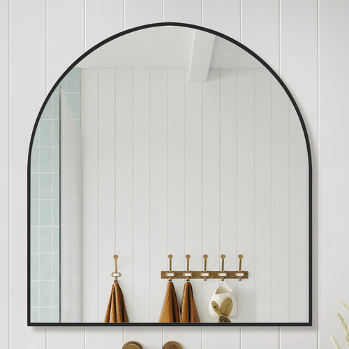Black Superia Arch Stainless Steel Mirror