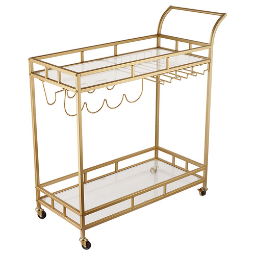 Caledon 2 Tier Steel Bar Cart