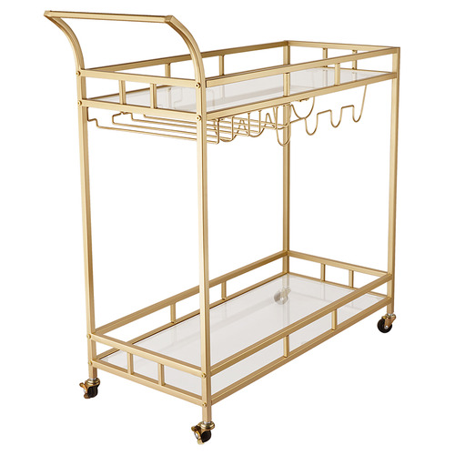 Caledon 2 Tier Steel Bar Cart