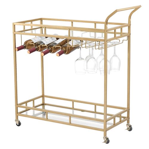 Caledon 2 Tier Steel Bar Cart