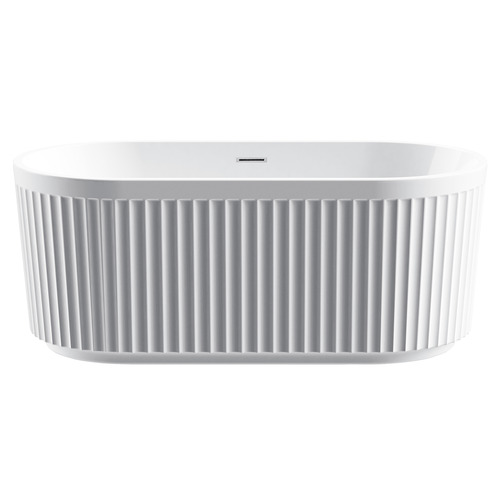 1500mm Oval Freestanding Bath with Overflow